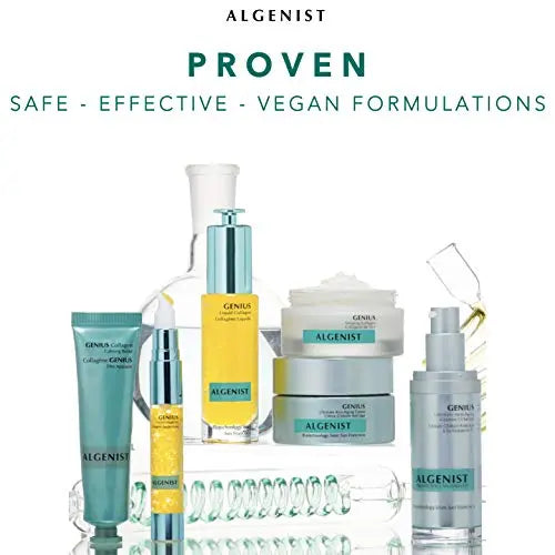 Algenist GENIUS Liquid Collagen - Vegan, Plant-Based Collagen Dropper with Vitamin E & Omega 3 - AB Mystery