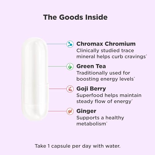 OLLY Combat Cravings, Metabolism & Energy Support Supplement,1000 mcg Chromium - AB Mystery