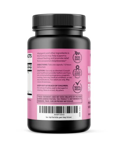Night Time Fat Burner for Women | Weight Loss and Sleep Support Blend With Apigenin - AB Mystery