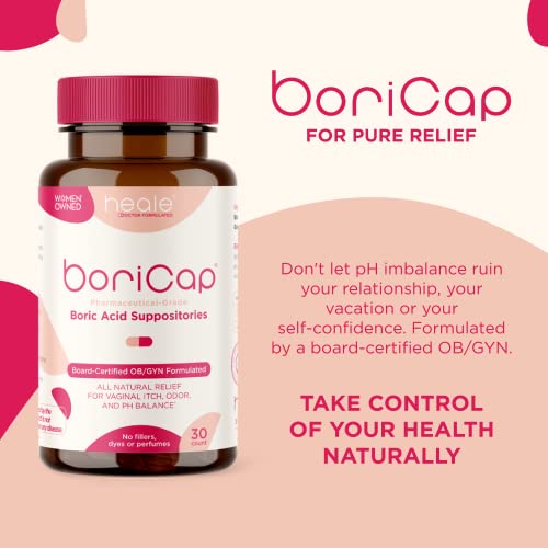 BoriCap 30 and UroQuel 30 Bundle for Vaginal pH and Overactive Bladder - AB Mystery