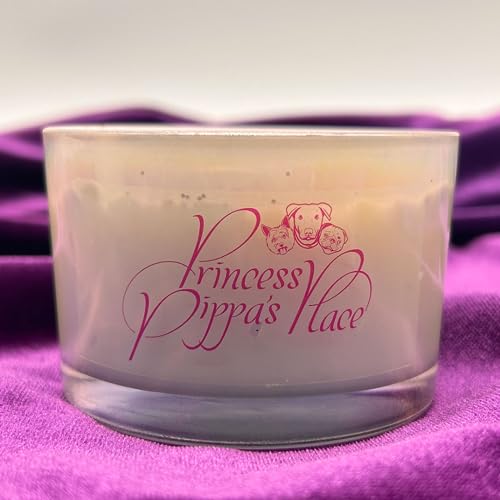 Princess Pippa's Place Healing Candles with Crystals Inside- Natural Soy Wax 7 Stones Crystal Candle Jar - AB Mystery