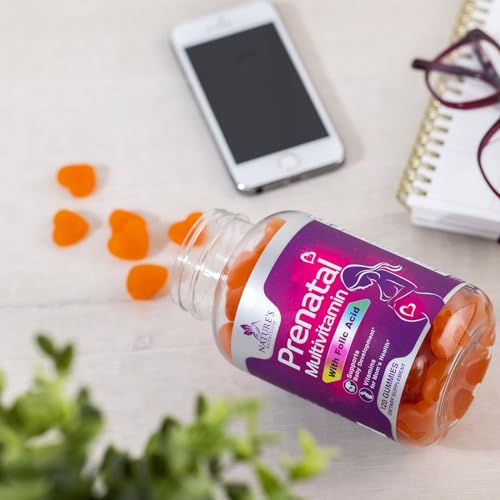 Nature's Prenatal Multivitamin Gummy with Folic Acid, Prenatal Vitamins w/Folate, Choline, Vitamin A Nature's Nutrition