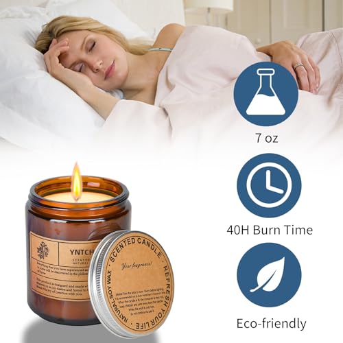 Scented Candles Gift,Aromatherapy Candles,Scented Candle Stress Relief and Relax for Home Bedroom Gift - AB Mystery