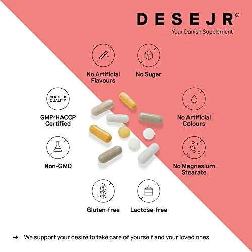 DESEJR Collagen & Hyaluronic Acid 90 Capsules (3 Months) - AB Mystery