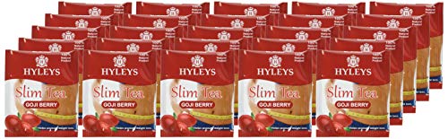 Hyleys Slim Tea Goji Berry Flavor - Weight Loss Herbal Supplement Cleanse and Detox - AB Mystery
