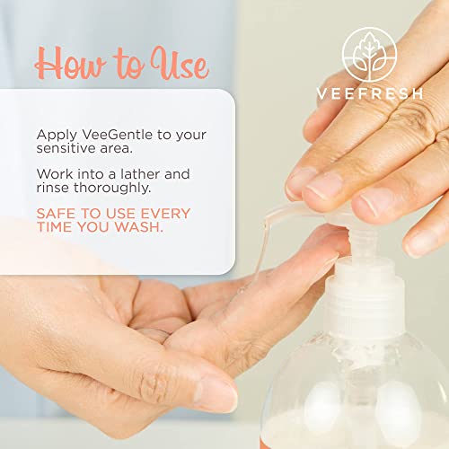 VeeFresh - VeeGentle Feminine Wash pH Balance for Women Wash with Apple Cider Vinegar - AB Mystery