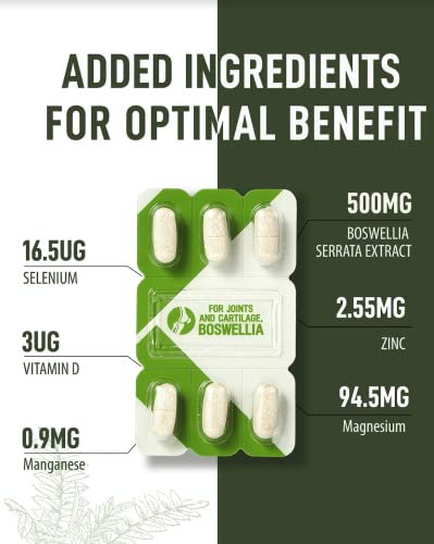 FromBIO for Joints Health and Cartilage, Boswellia, 1,000mg of Boswellia and 71mg of AKBA & KBA - AB Mystery