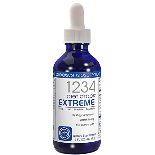 Creative Bioscience 1234 Diet Drops Extreme for Women & Men, Diet Drops for Weight - AB Mystery