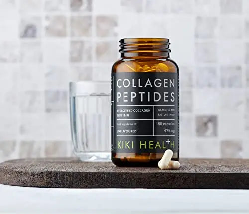 KIKI Health Organic Bovine Collagen Peptides Capsules | 100% Hydrolyzed - AB Mystery