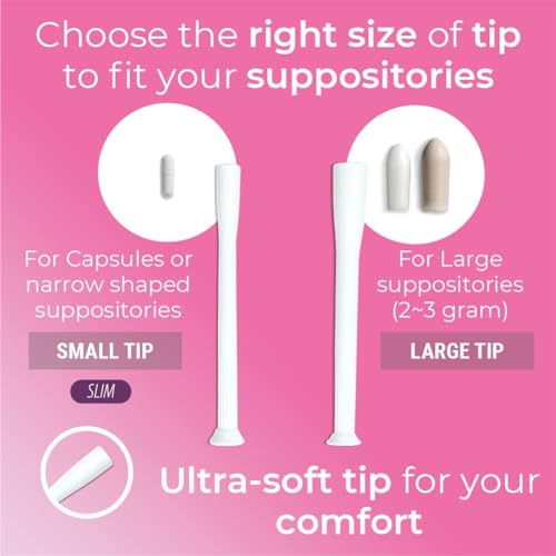 Natureland [20/40 Pack Vaginal Suppository Applicators for Women,Soft Tip Auxiliary Tool for Pills - AB Mystery