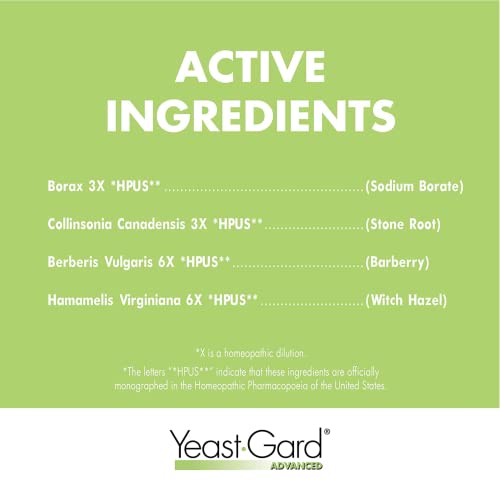 Yeast-Gard Homeopathic Formula Gel Soothes & Cools - 1 Ounce - AB Mystery