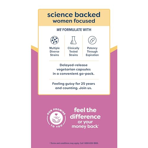 Renew Life Women's Probiotic Capsules, Supports pH Balance for Women, Vaginal, Urinary - AB Mystery