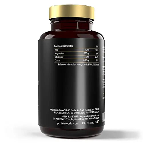 Protein Works - Zinc & Magnesium Supplement Tablets |Added Vitamin B6 | Combats Tiredness & Fatigue Protein Works