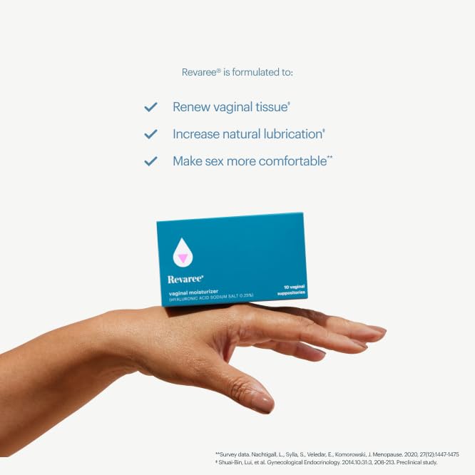 Bonafide Revaree – Drug-Free, Hormone-Free Vaginal Moisturizer with Hyaluronic Acid – 90 Day Supply - AB Mystery