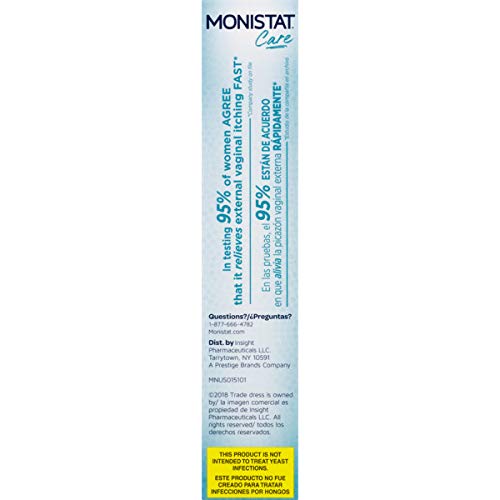 Monistat Care Instant Itch Relief Cream | Max Strength | Cools & Soothes | 1 OZ - AB Mystery