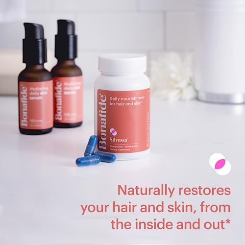 Bonafide Silvessa Hair & Skin Support Capsules – Hormone-Free, Drug-Free Daily Nourishment - AB Mystery