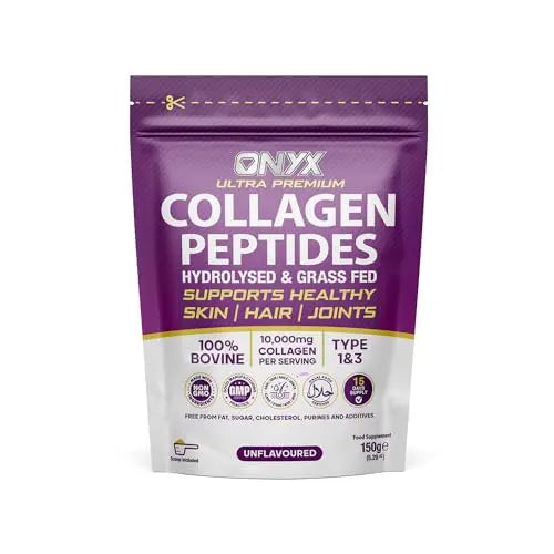 Premium Collagen Powder (Type I, III) Hydrolysed Bovine Collagen Peptides Powder - Halal Certified