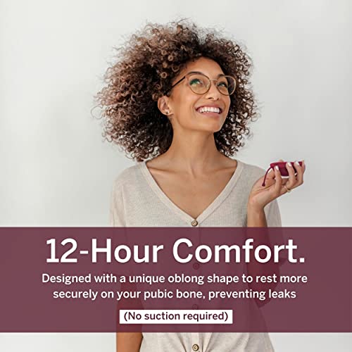 Pixie Cup 2 Menstrual Discs - Most Comfortable Reusable Period Discs - Removable Stem - AB Mystery