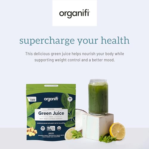 Organifi Green Juice - Organic Superfood Powder - 90-Day Supply - Organic Vegan Greens - AB Mystery