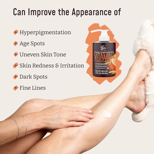 BLOOM Vitamin C Cream + Collagen Cream Body Lotion & Face Moisturizer 2PC Skincare - AB Mystery