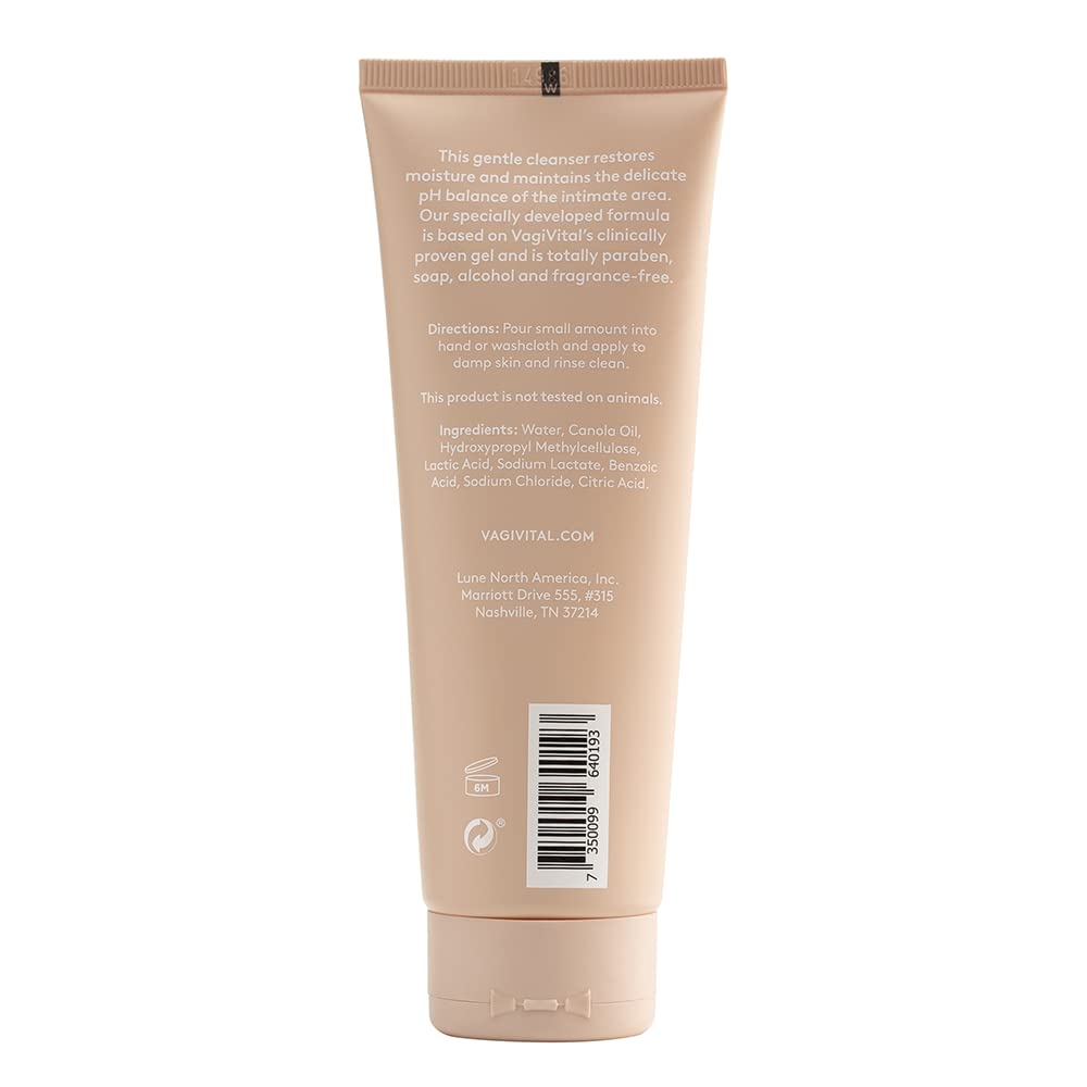 VagiVital V-Cleanser Moisturizing Daily Feminine Wash for Intimate Area, Soap-Free, Fragrance Free - AB Mystery