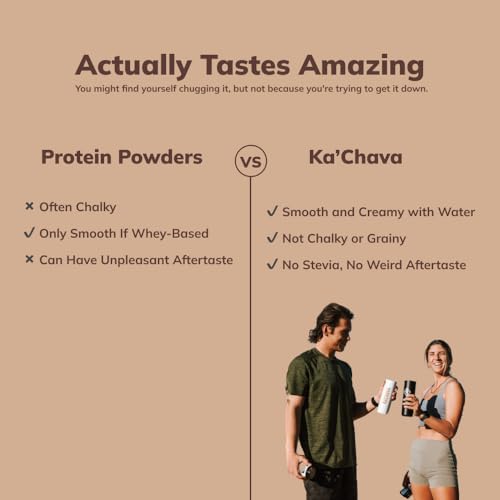 Ka’Chava All-In-One Nutrition Shake Blend, Chocolate, 85+ Superfoods, Nutrients & Plant - AB Mystery