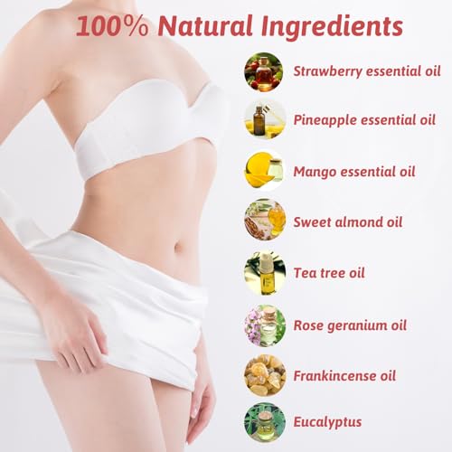 3 Packs Yoni Oil for Women, 100% Natural Feminine Oil Intimate Deodorant for Women, Eliminates Odor - AB Mystery