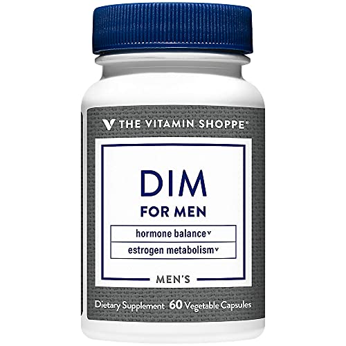 The Vitamin Shoppe DIM for Men with BioPerine - Supports Hormone Balance & Estrogen Metabolism - AB Mystery