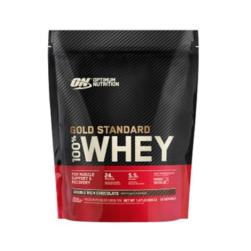 Optimum Nutrition Gold Standard 100% Whey Protein Powder, Double Rich Chocolate 