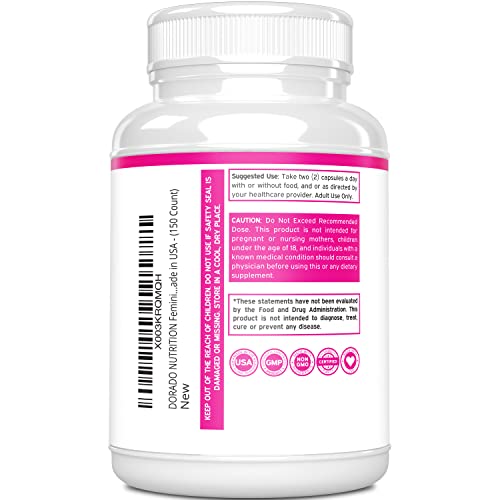 Vaginal Moisturizer & Vaginal Dryness Supplement (150 Capsules) Support Vaginal Wetness & Health - AB Mystery