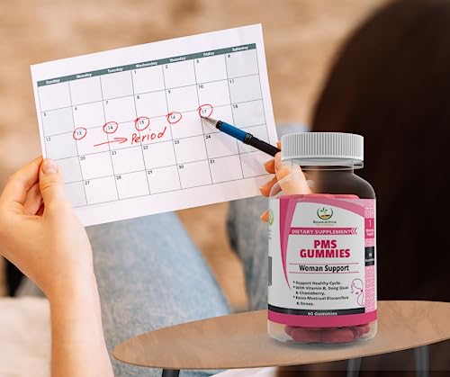 BOTANICAL PRIME PMS Gummies for Women, 30 Servings (Pack of 1) - Proactive PMS Relief - AB Mystery
