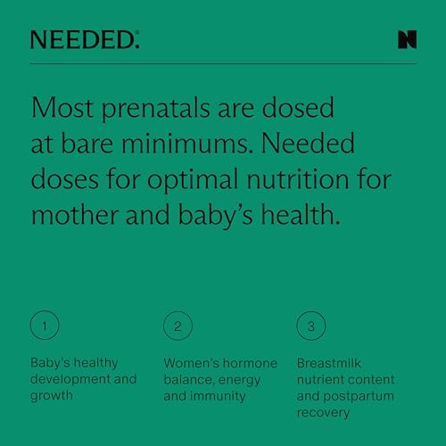 Needed. Multivitamin for Prenatal | Prenatal Multi Essentials Capsule- Pregnancy, Breastfeeding Needed.