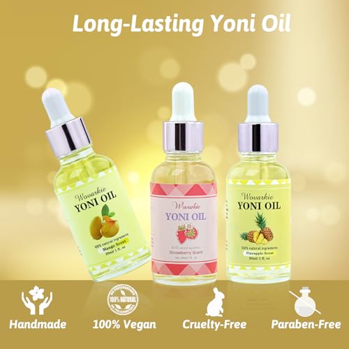 3 Packs Yoni Oil for Women, 100% Natural Feminine Oil Intimate Deodorant for Women, Eliminates Odor - AB Mystery