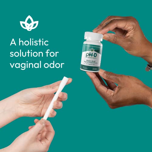 pH-D Feminine Health - Boric Acid Starter Bundle - pH-D Boric Acid Vaginal Suppositories 12 Count - AB Mystery