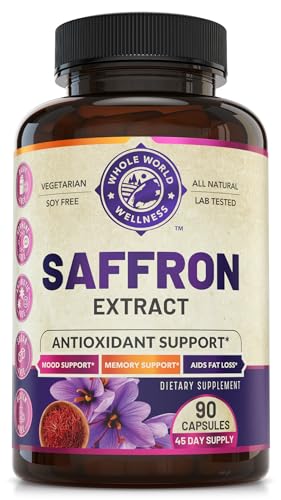 100% Pure Saffron Extract - Metabolism Booster & Natural Appetite Suppressant for Weight Loss