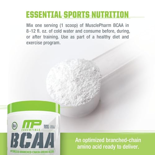 MusclePharm Essentials BCAA, Fruit Punch - 30 Servings - AB Mystery