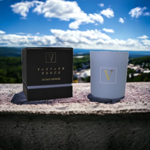 Vantage Venue - Premium Quality Wooden Wick Scented Candles | Aromatherapy Soy Wax Candle - AB Mystery
