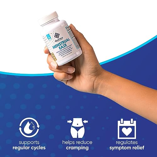 NuEthix Formulations Menstrual Eaze Dietary Supplement, Targeted Feminine Hormone Symptom Relief - AB Mystery