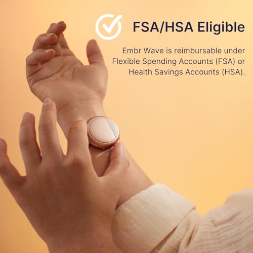 Embr Wave Cooling and Warming Wristband - Personalized Thermal Relief - Manage Hot Flashes - AB Mystery