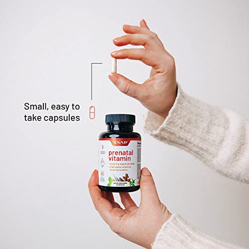Snap Supplements Prenatal Vitamin with Iron, Vitamin B12, Folic Acid, Botanical Blend Snap Supplements