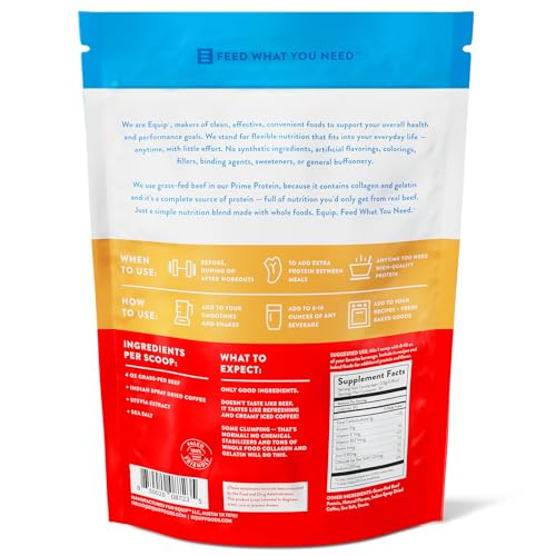 Equip Foods Prime Protein - Grass Fed Beef Protein Powder Isolate - Paleo and Keto - AB Mystery