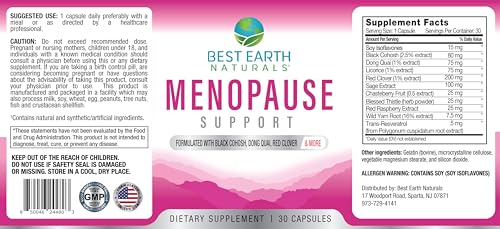 Menopause Support for Hot Flashes, Mood Swings, Night Sweats, Healthy Hormone Levels and More - AB Mystery