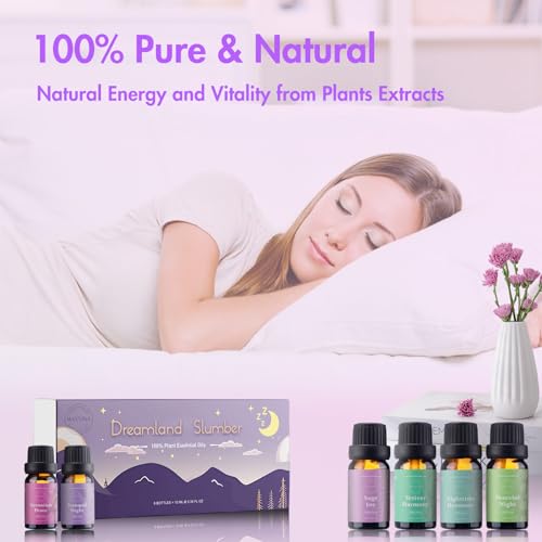 WECONA Essential Oils for Diffusers For Home - Dreamland Slumber Aromatherapy Oils Set - AB Mystery