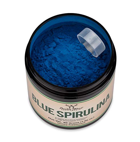 Blue Spirulina Powder - Maximum 35% Phycocyanin Content, Superfood Powder from Blue - AB Mystery
