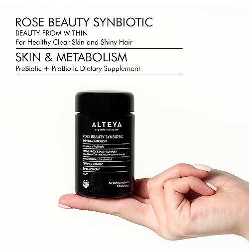 Alteya Organics Beauty Prebiotics + Probiotics and Rose Extracts, Skin Beauty from Within Supplement - AB Mystery