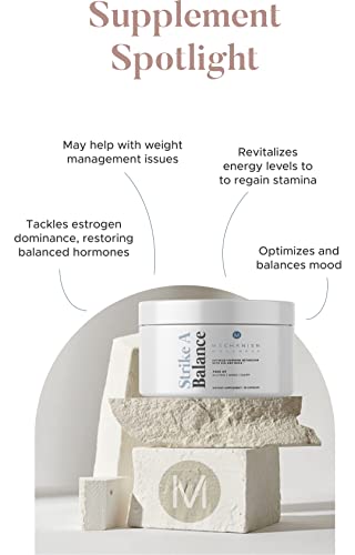Mechanism Wellness Strike A Balance Hormonal Balance Supplements with DIM Maca Energy Mood - AB Mystery