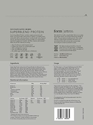 Form Superblend Protein - Vegan Protein Powder with Superfoods, Vitamins and Minerals Form