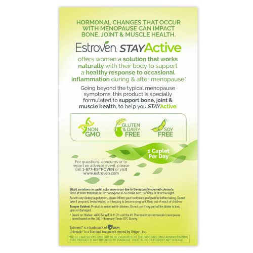 Estroven Stay Active, Fast-Acting Joint Support in Less Than 7 Days for During and After Menopause - AB Mystery