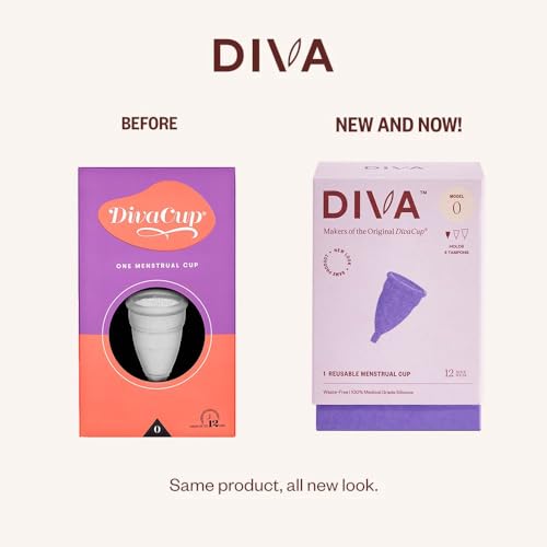 DivaCup - BPA-Free Reusable Menstrual Cup - Leak-Free Feminine Hygiene - Tampon and Pad - AB Mystery