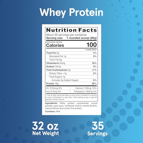 Jarrow Formulas Whey Protein With 18 g of Protein, 3.8 g of BCAAs, & Glutamine, Dietary - AB Mystery